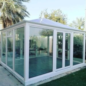  تصميم غرف زجاجية للحدائق بمكة